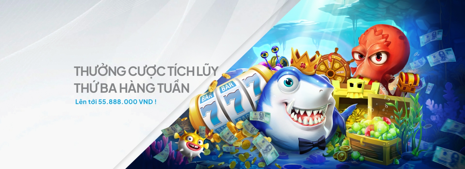 Thưởng Cược Tích Lũy Thứ Ba Hàng Tuần Lên tới 55.888.000 VND!